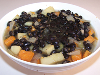 black bean soup